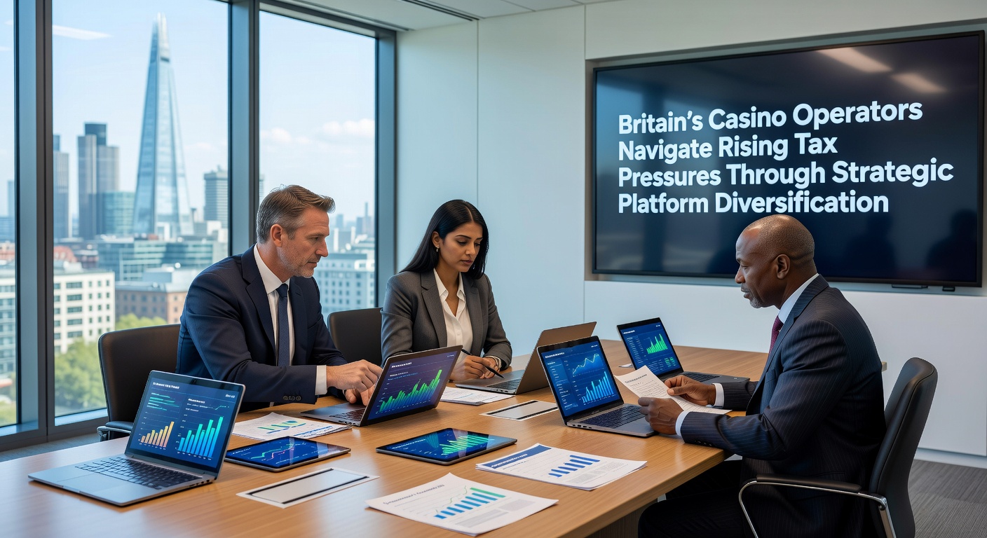 Strategic planning session for casino platform diversification initiatives