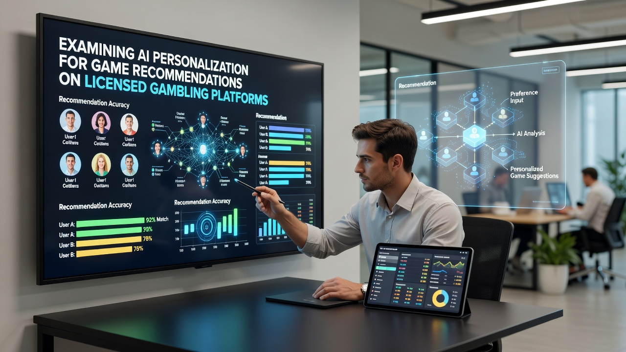 Machine learning workflow diagram illustrating how user data flows into AI models for game personalization on gambling sites